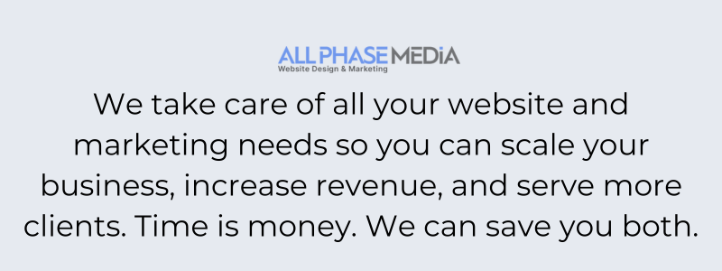 allphase media page design company