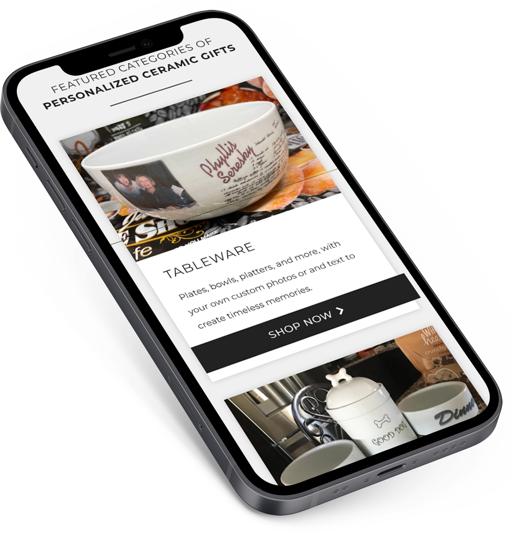 mobile website design mockup for MarkitMaven