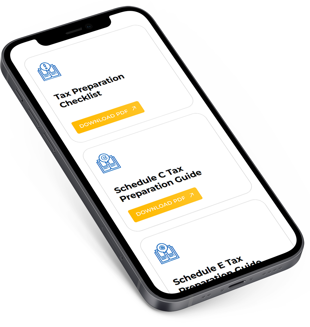 mobile website design mockup for First Responder Tax Group